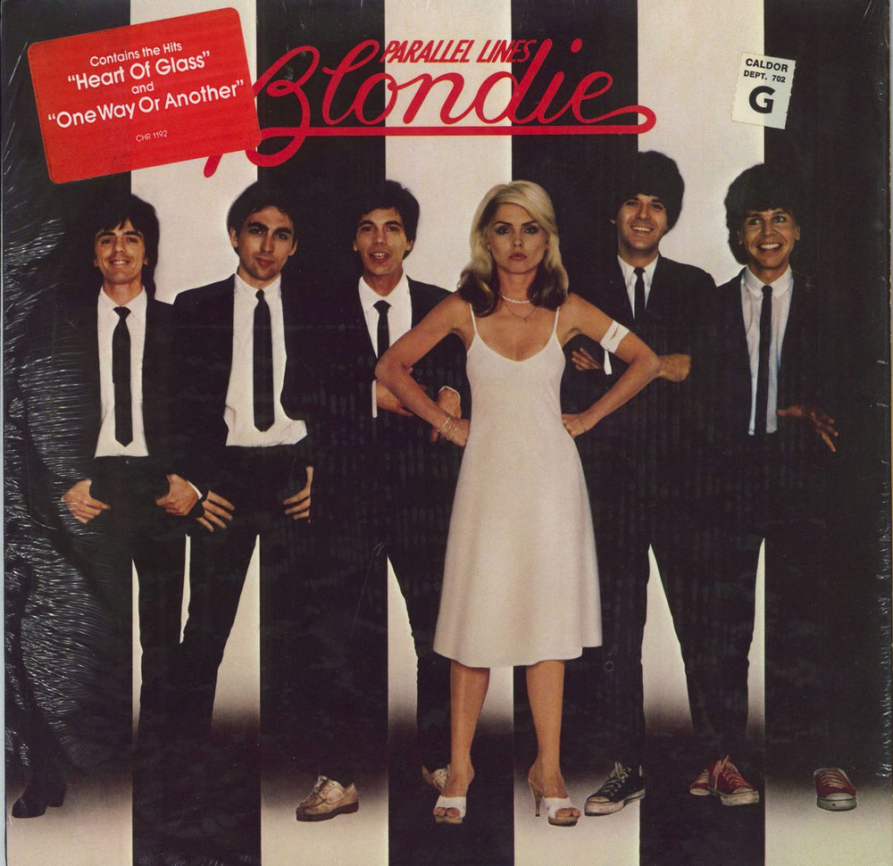 Blondie Parallel Lines - hype stickered shrink US vinyl LP album (LP record) CHR1192