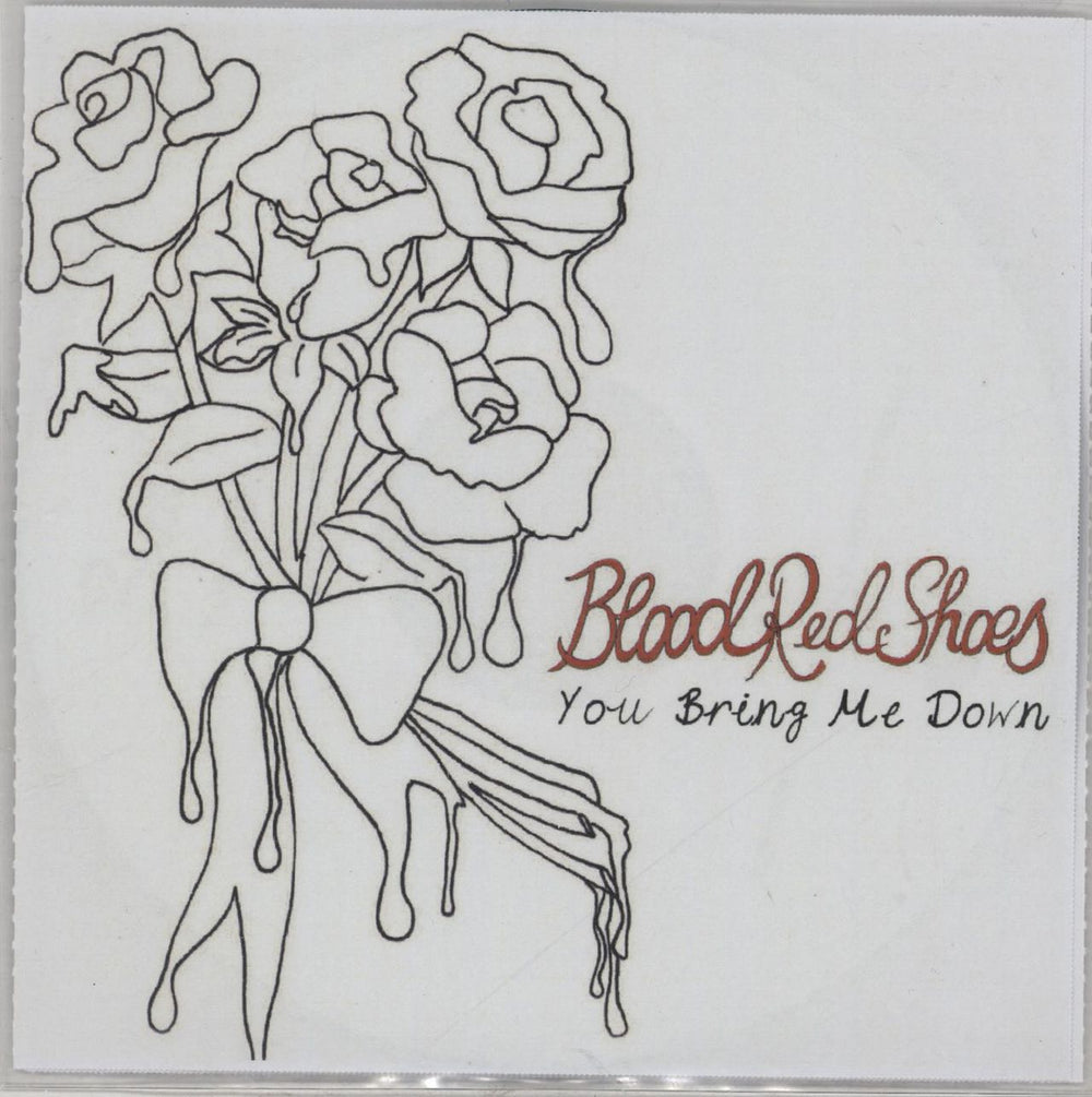 Blood Red Shoes You Bring Me Down + Sleeve UK Promo CD-R acetate CD-R