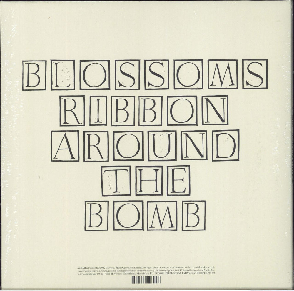 Blossoms Ribbon Around The Bomb - Glow In The Dark Vinyl + Autographed - Sealed UK vinyl LP album (LP record) 602445193929