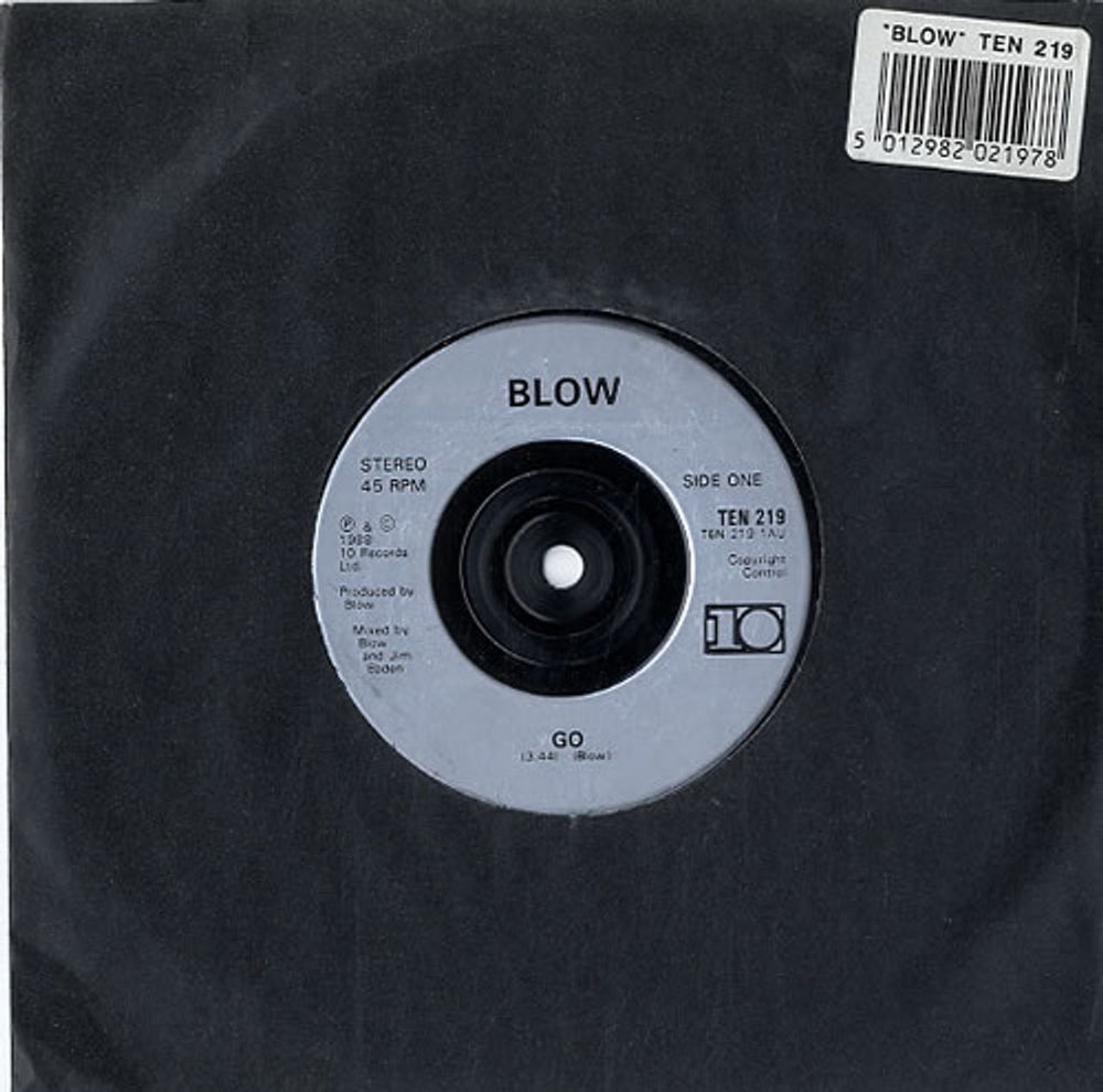 Blow Go UK 7" vinyl single (7 inch record / 45) TEN219