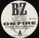 Blue Zone On Fire UK Promo 12" vinyl single (12 inch record / Maxi-single) RHT116DJ