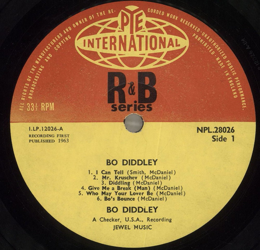 Bo Diddley Bo Diddley UK vinyl LP album (LP record) BODLPBO528369