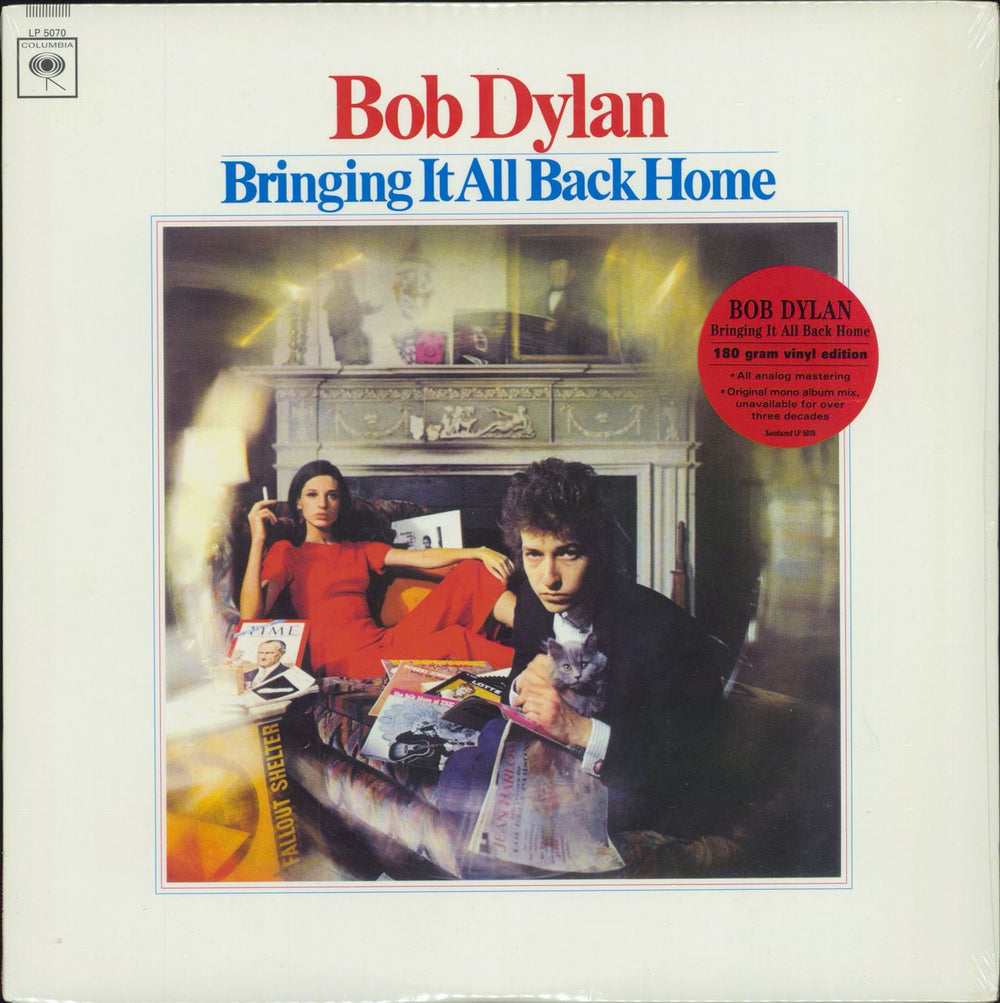 Bob Dylan Bringing It All Back Home - 180gm Vinyl - Sealed US vinyl LP album (LP record) LP5070