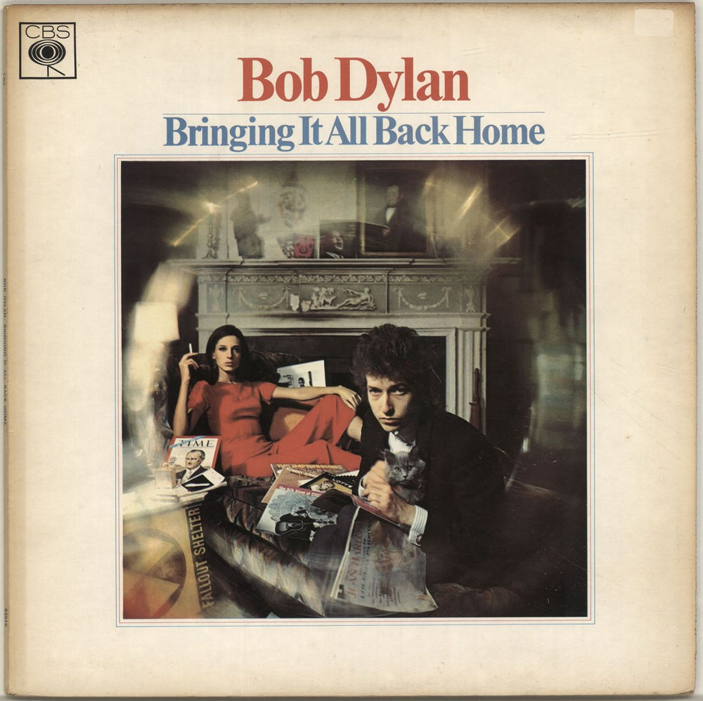 Bob Dylan Bringing It All Back Home - Early 70s - VG UK vinyl LP album (LP record) 62515