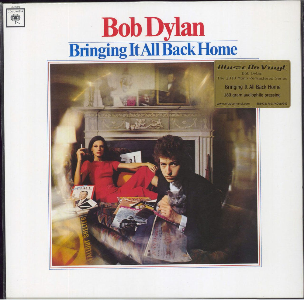 Bob Dylan Bringing It All Back Home: Remastered - 180gm Vinyl UK vinyl LP album (LP record) MOVLP243