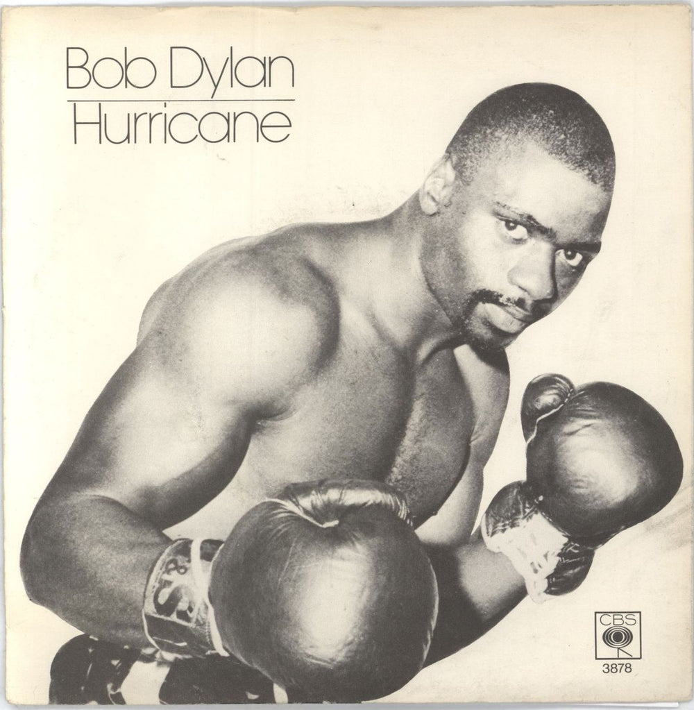 Bob Dylan Hurricane - P/S - VG UK 7" vinyl single (7 inch record / 45) CBS3878