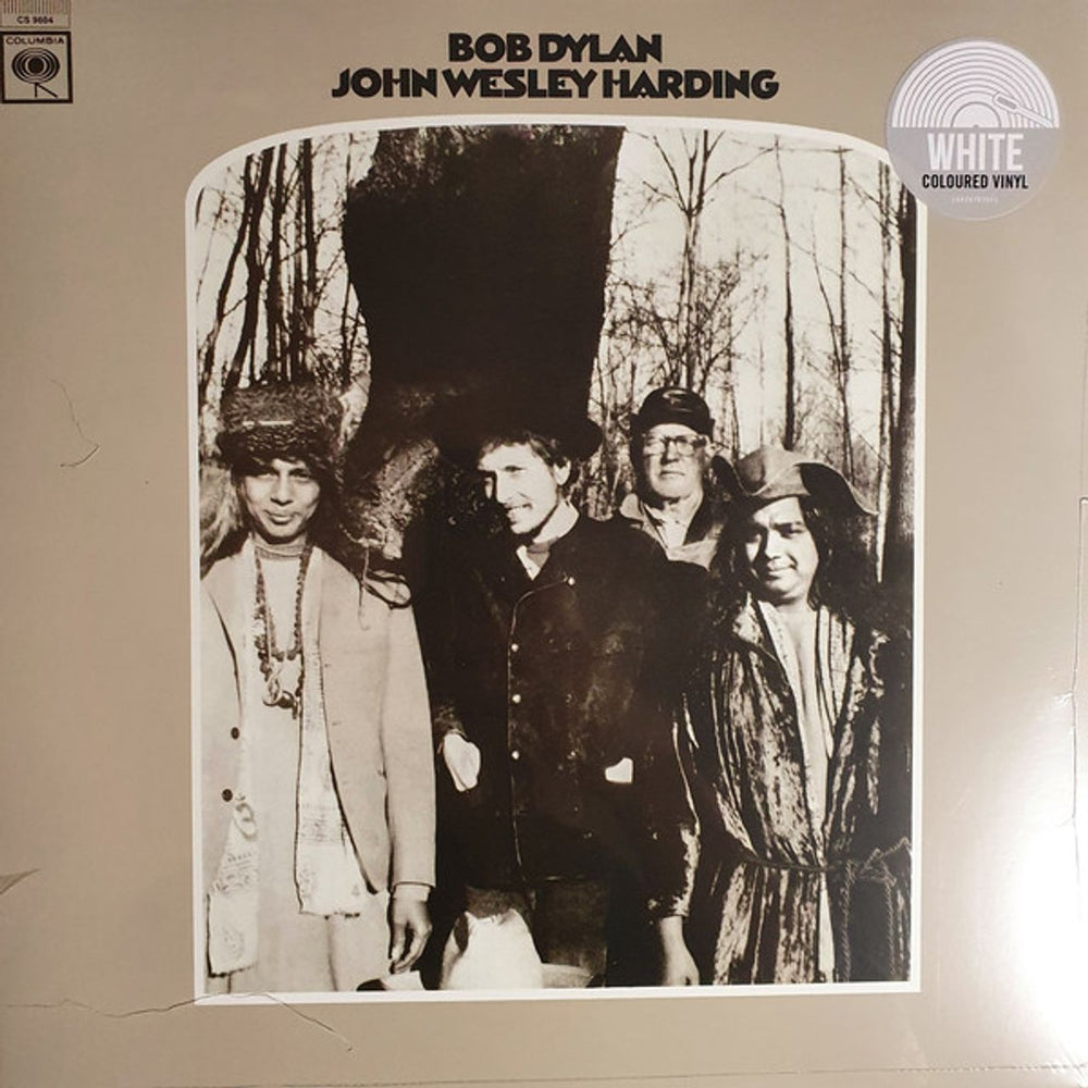 Bob Dylan John Wesley Harding - White Vinyl - Sealed UK vinyl LP album (LP record) 19439797571