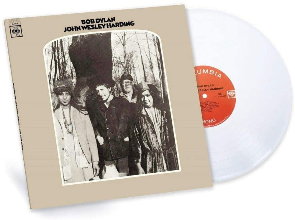 Bob Dylan John Wesley Harding - White Vinyl - Sealed UK vinyl LP album (LP record) DYLLPJO761920