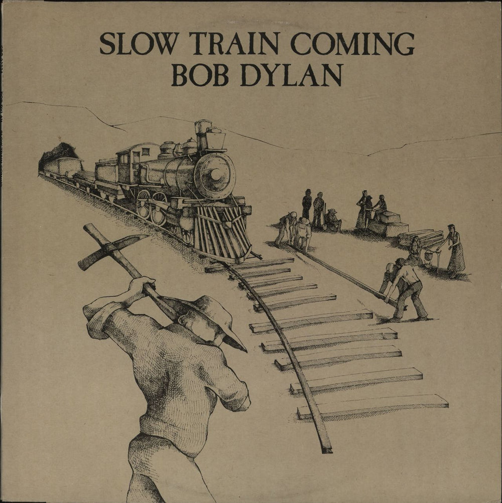 Bob Dylan Slow Train Coming Dutch vinyl LP album (LP record) CBS32524