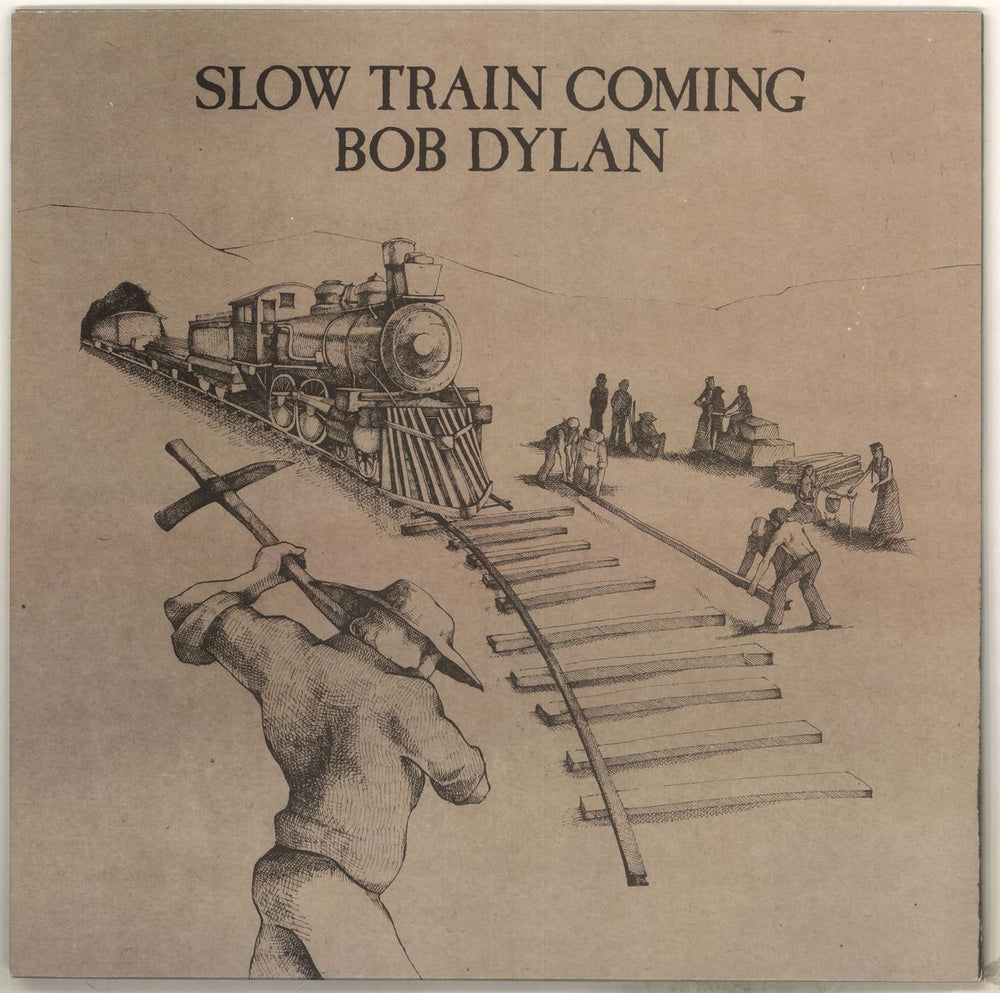 Bob Dylan Slow Train Coming UK vinyl LP album (LP record) CBS32524