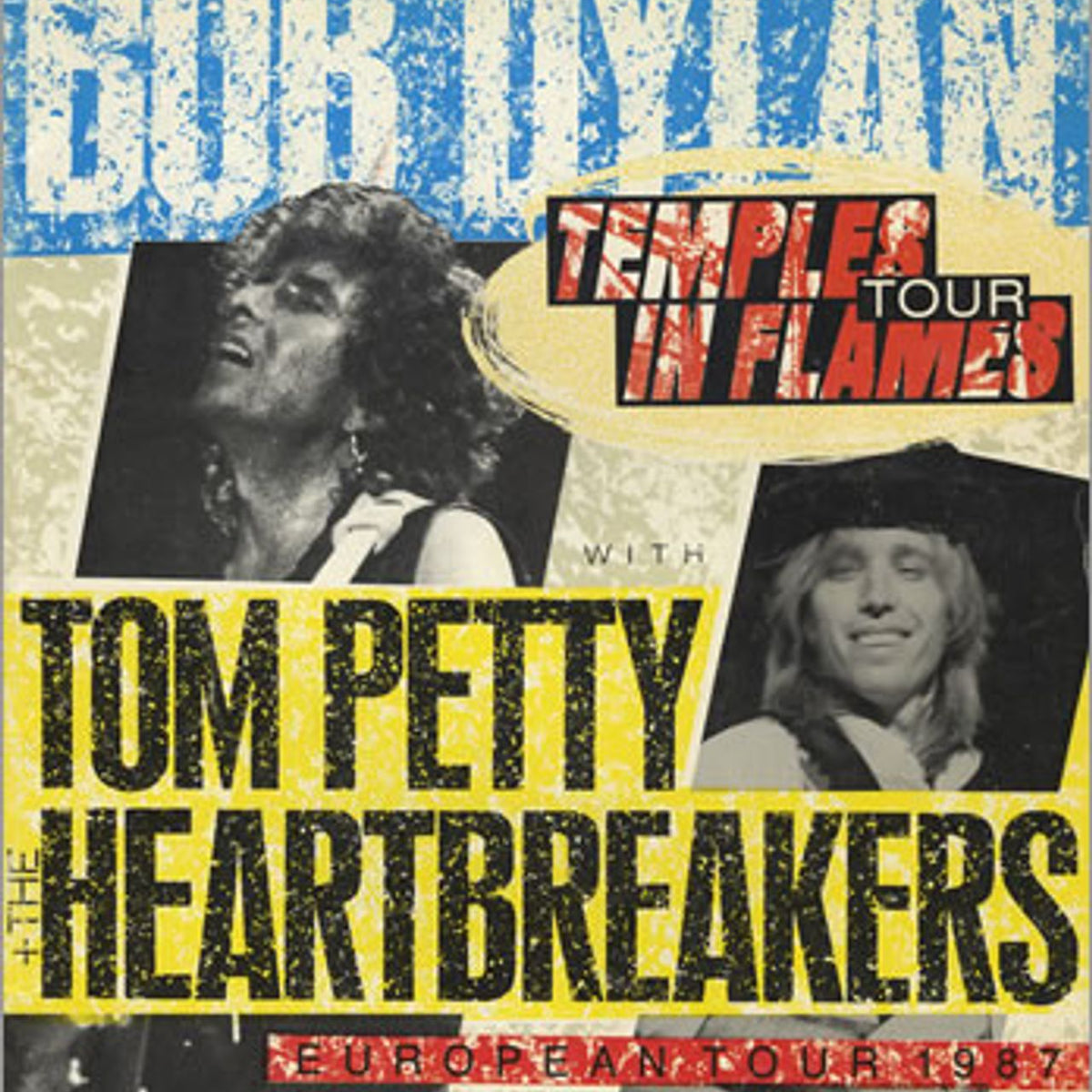 Bob Dylan Temples In Flames Tour UK Tour programme — RareVinyl.com