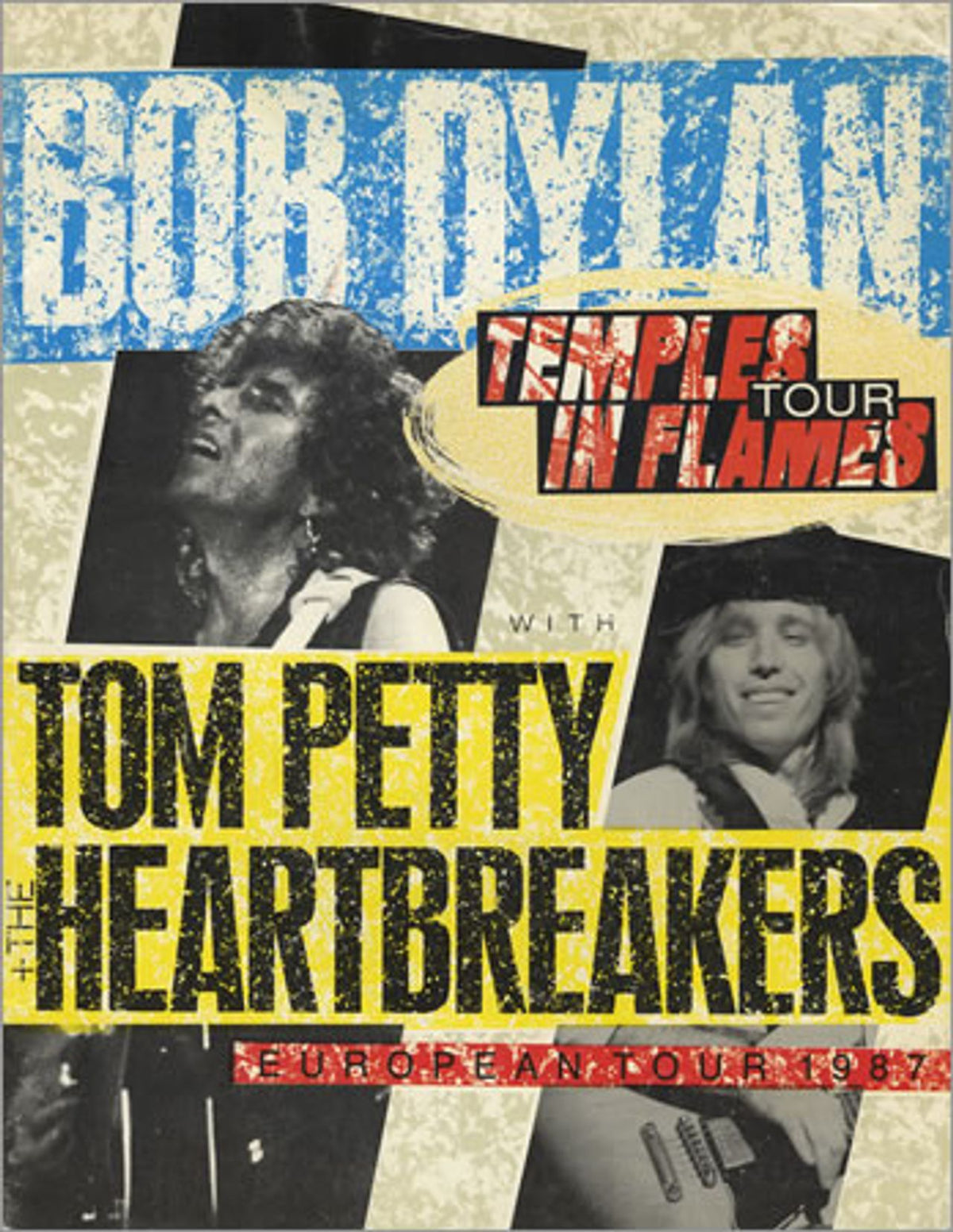 Bob Dylan Temples In Flames Tour UK Tour programme — RareVinyl.com