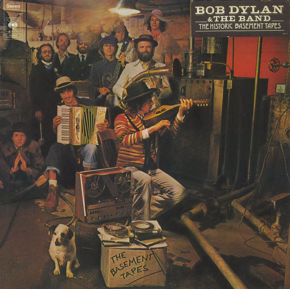 Bob Dylan The Basement Tapes - 1st - Stickered - EX UK 2-LP vinyl record set (Double LP Album) 88147