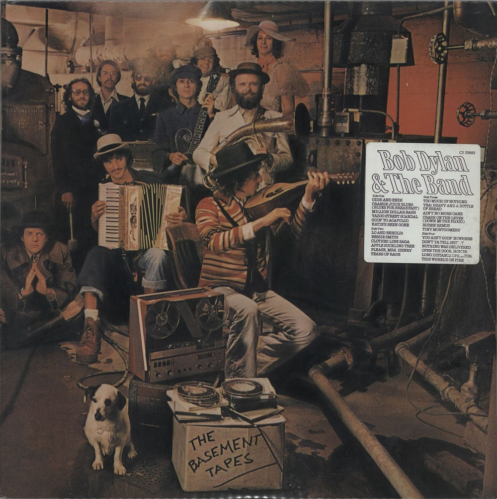 Bob Dylan The Basement Tapes - Sealed + Sticker US 2-LP vinyl record set (Double LP Album) C233682