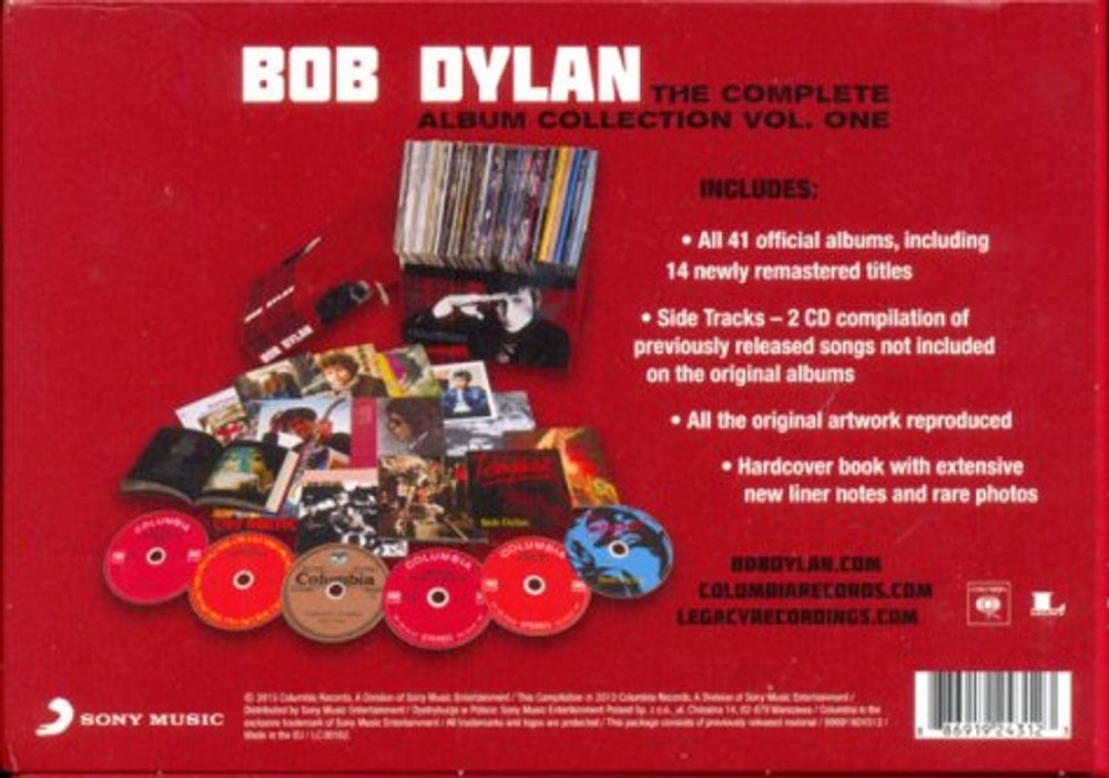 Bob Dylan The Complete Album Collection Vol. One - Sealed UK CD Album Box Set DYLDXTH597823