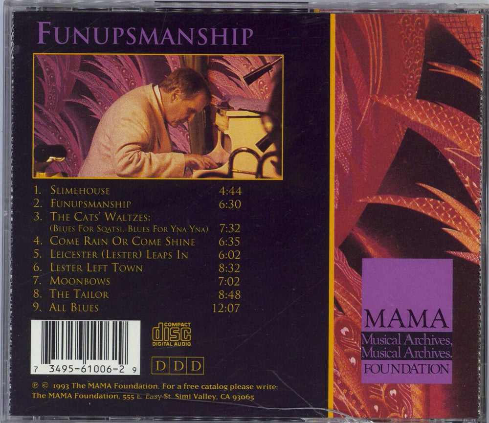 Bob Florence Funupmanship US CD album (CDLP) 734956100629