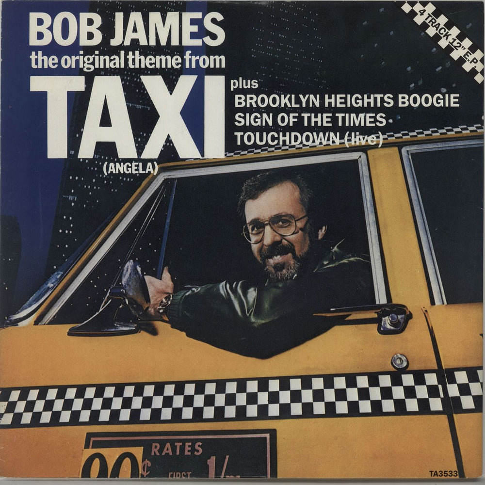 Bob James Taxi (Angela) UK 12" vinyl single (12 inch record / Maxi-single) TA3533