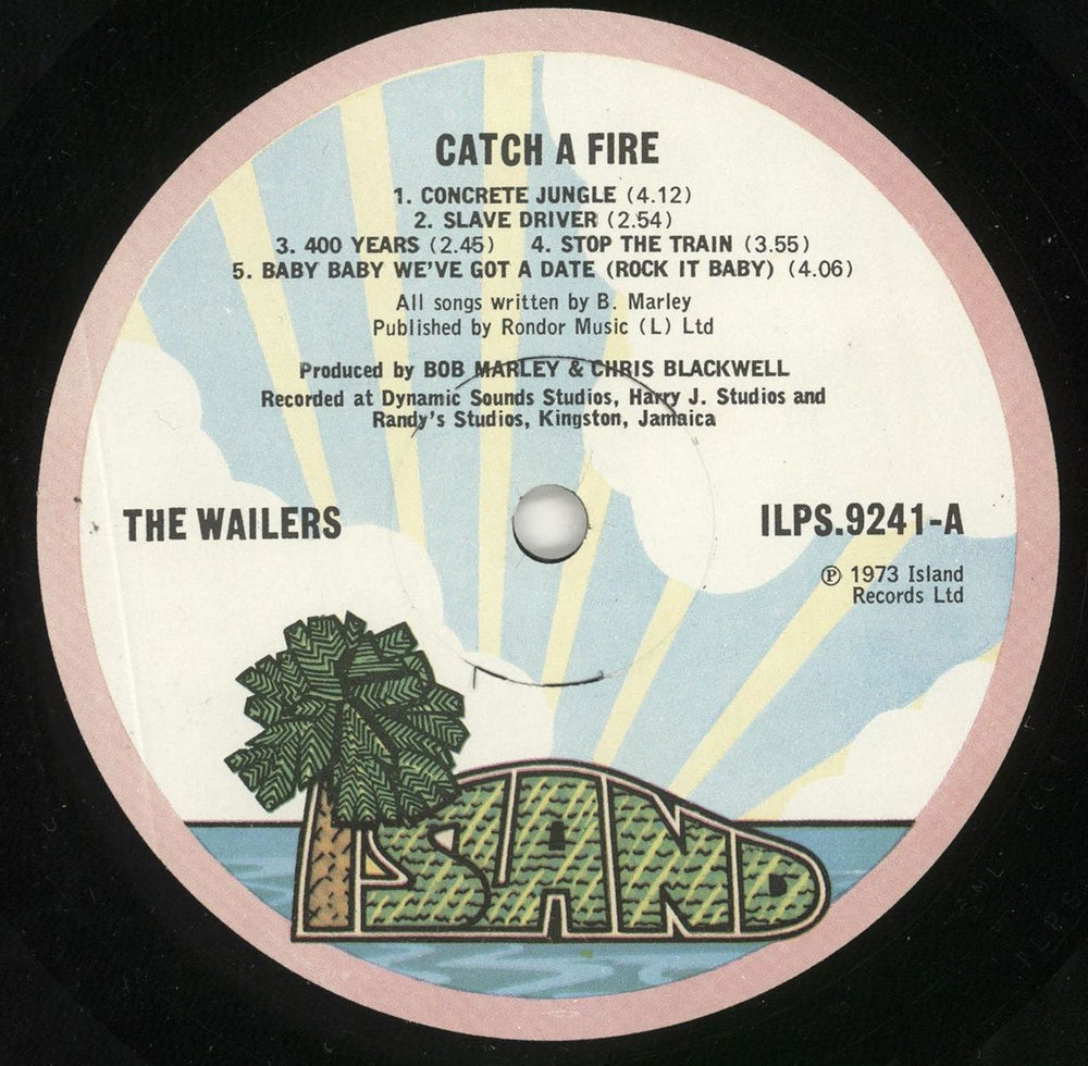 Bob Marley & The Wailers Catch A Fire - 1st - EX UK vinyl LP album (LP record) BMLLPCA316032