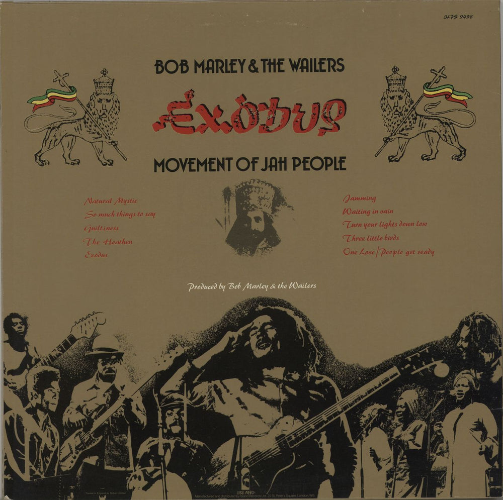 Bob Marley & The Wailers Exodus - 1st UK vinyl LP album (LP record) BMLLPEX214419