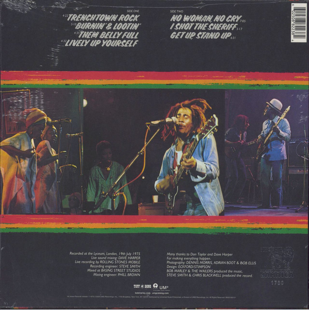 Bob Marley & The Wailers Live! - Numbered Sleeve - Sealed Jamaican vinyl LP album (LP record) 602508822384