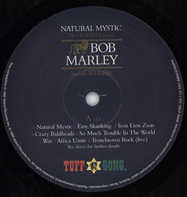 Bob Marley & The Wailers Natural Mystic UK Vinyl LP