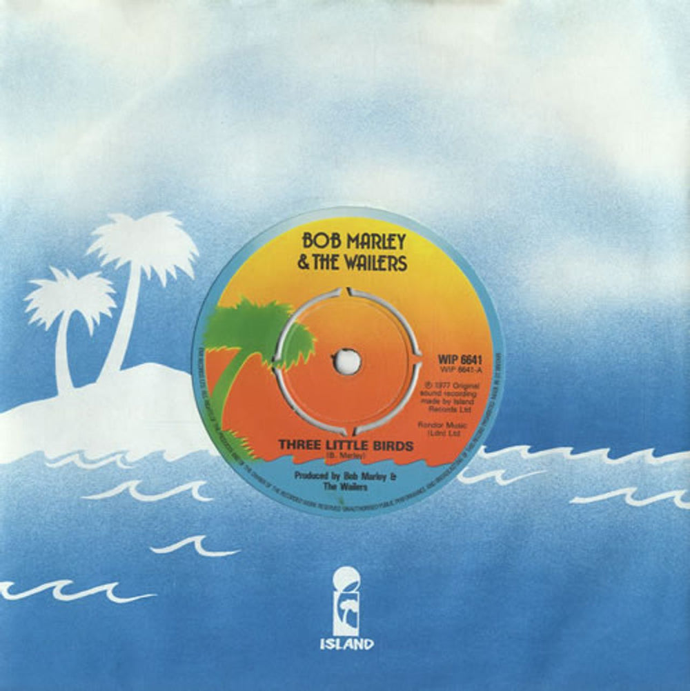 Bob Marley & The Wailers Three Little Birds - 4pr UK 7" vinyl single (7 inch record / 45) WIP6641