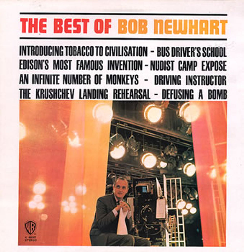 Bob Newhart The Best Of Bob Newhart - Burbank Label UK vinyl LP album (LP record) K46001