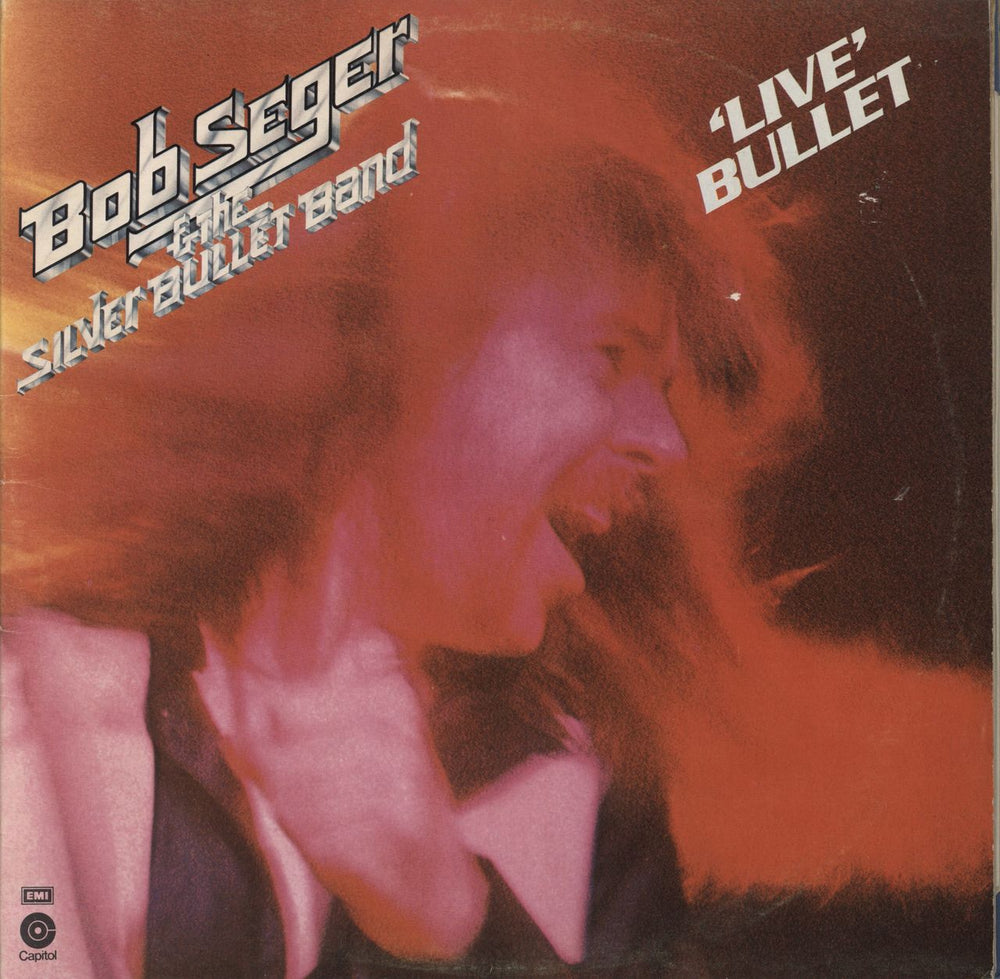 Bob Seger 'Live' Bullet UK 2-LP vinyl record set (Double LP Album) E-STSP16