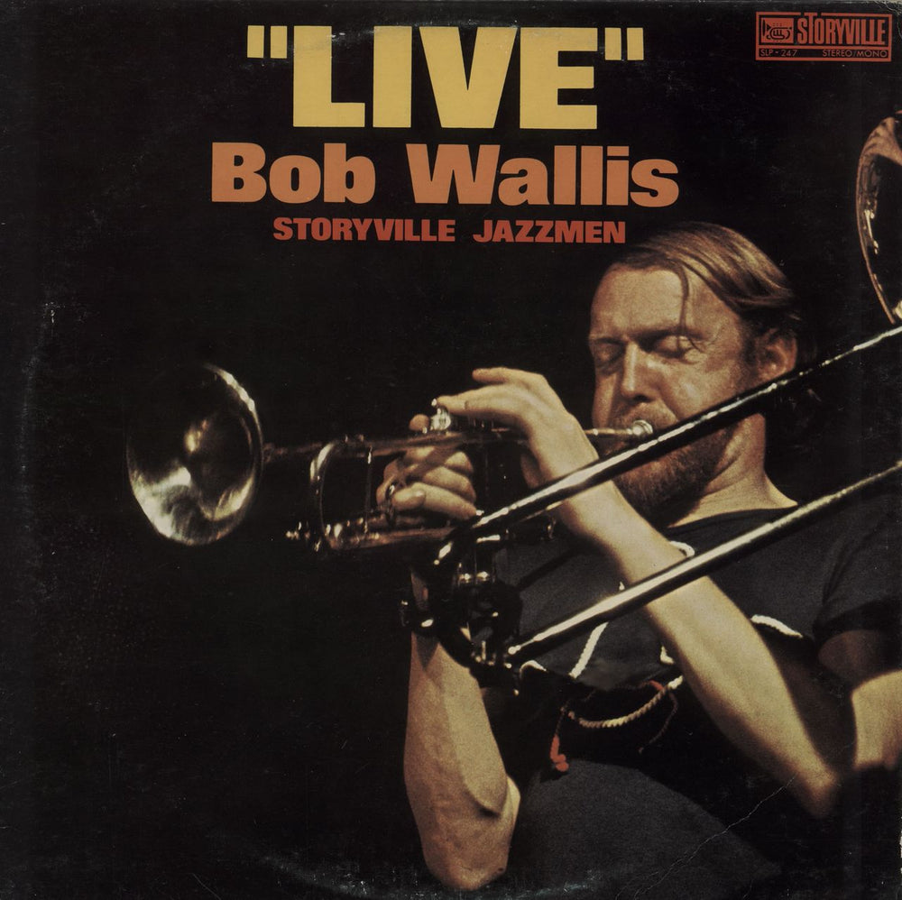 Bob Wallis Live UK vinyl LP album (LP record) SLP247