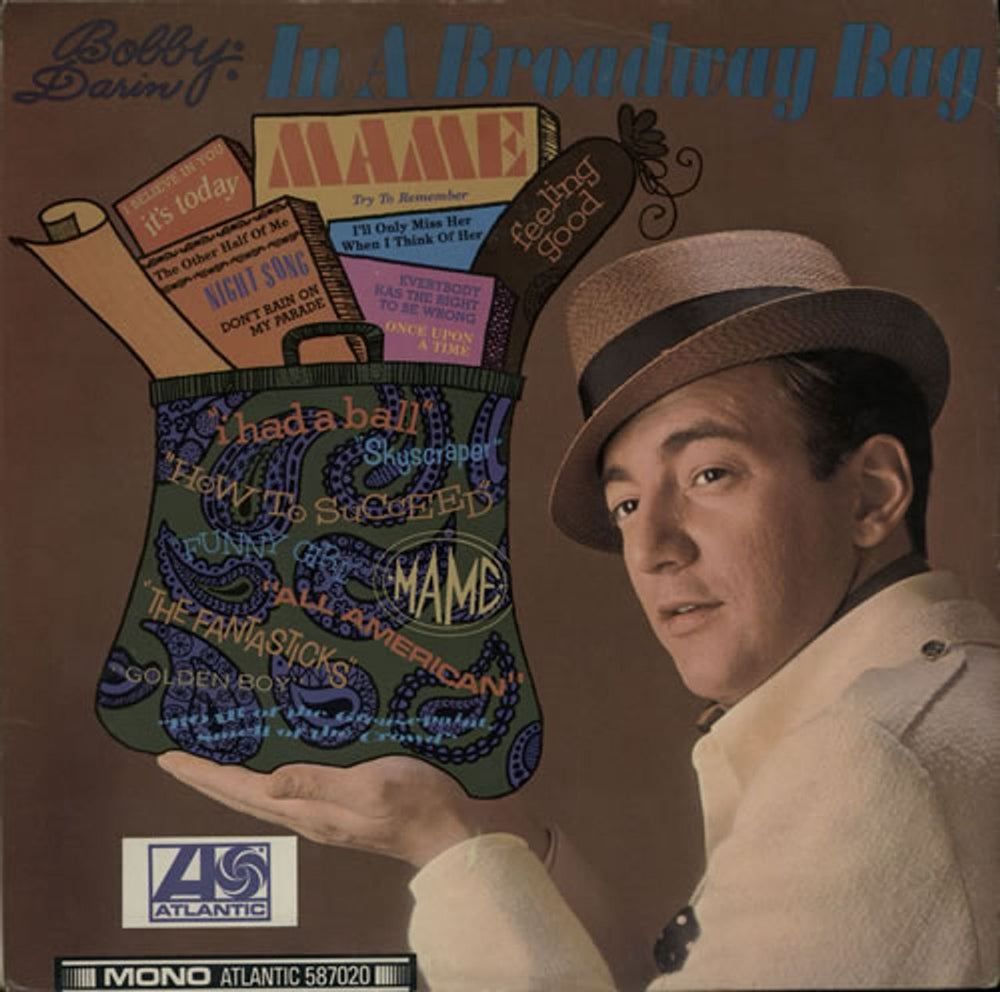 Bobby Darin In A Broadway Bag UK vinyl LP album (LP record) 587020