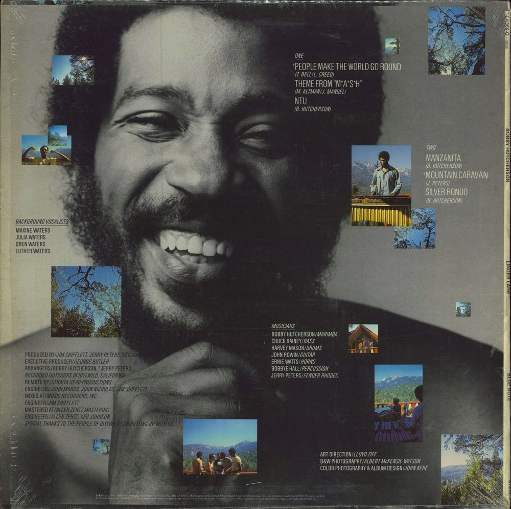 Bobby Hutcherson Linger Lane US vinyl LP album (LP record)