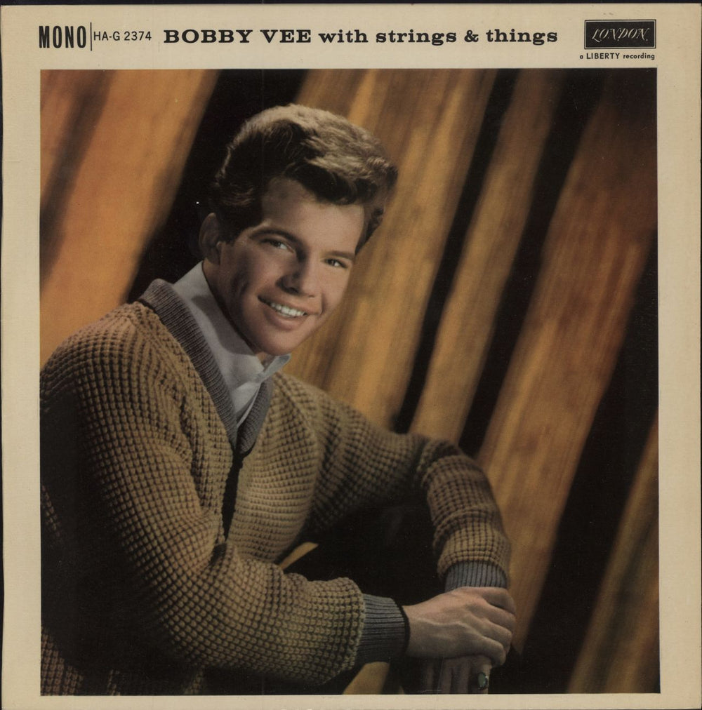 Bobby Vee Bobby Vee With Strings And Things UK vinyl LP album (LP record) HA-G2374