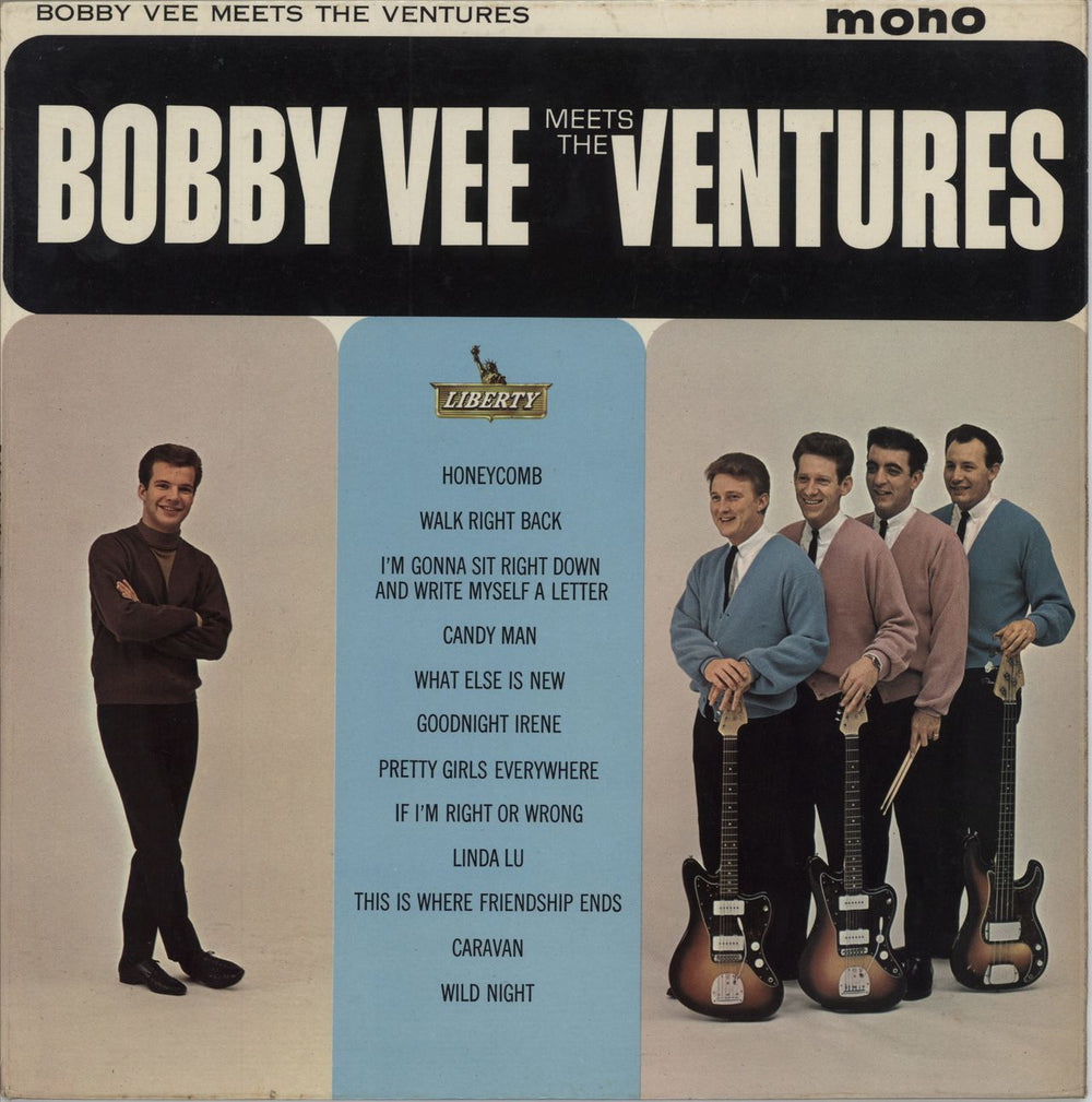 Bobby Vee Meets The Ventures UK vinyl LP album (LP record) LBY1147