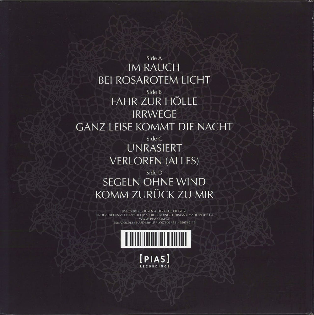 Bohren & Der Club Of Gore Piano Nights - 180gm UK 2-LP vinyl record set (Double LP Album)