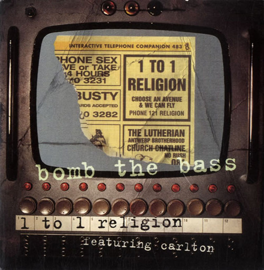 Bomb The Bass 1 To 1 Religion - Part 1 & 2 UK 2-CD single set (Double CD single) BRCD/CDX313