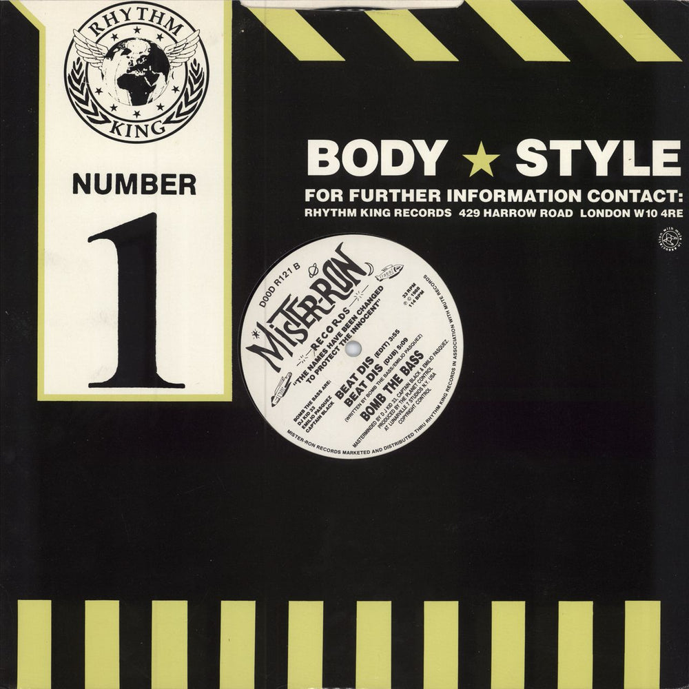 Bomb The Bass Beat Dis (Gangster Boogie Inc. Remix) UK 12" vinyl single (12 inch record / Maxi-single) 5016026211011