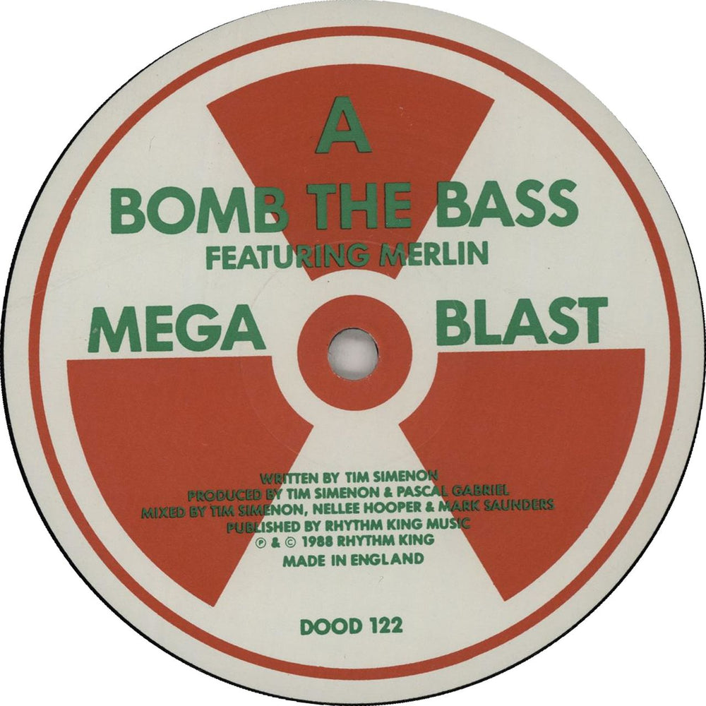 Bomb The Bass Megablast / Don't Make Me Wait - Red & Green Labels UK 12" vinyl single (12 inch record / Maxi-single) BTB12ME284440