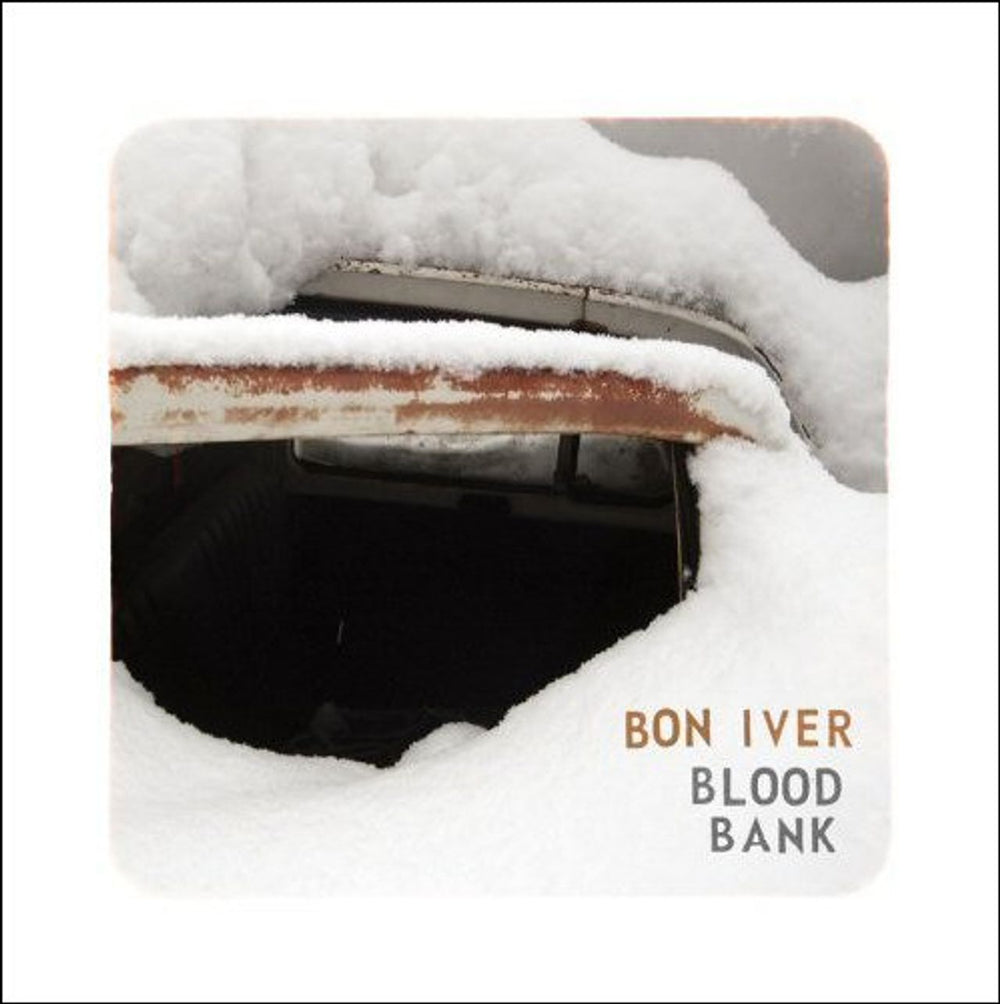 Bon Iver Blood Bank UK 12" vinyl single (12 inch record / Maxi-single) JAG134