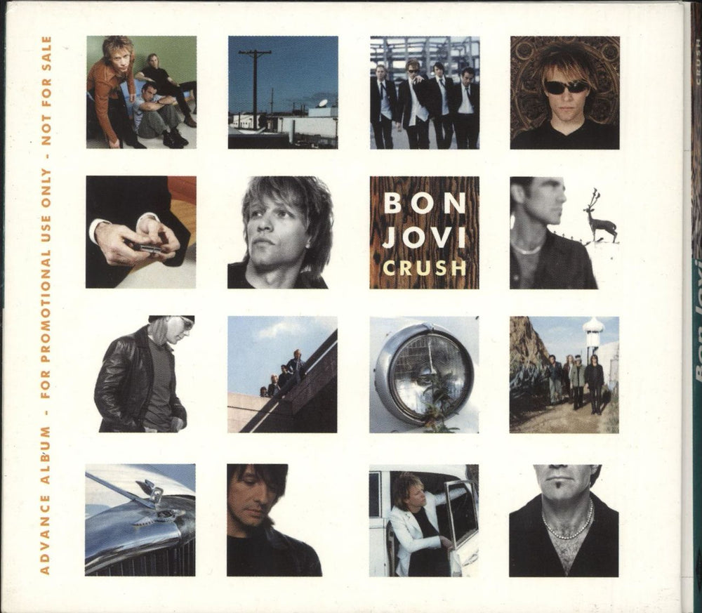 Bon Jovi Crush UK Promo CD album (CDLP) BJADV1