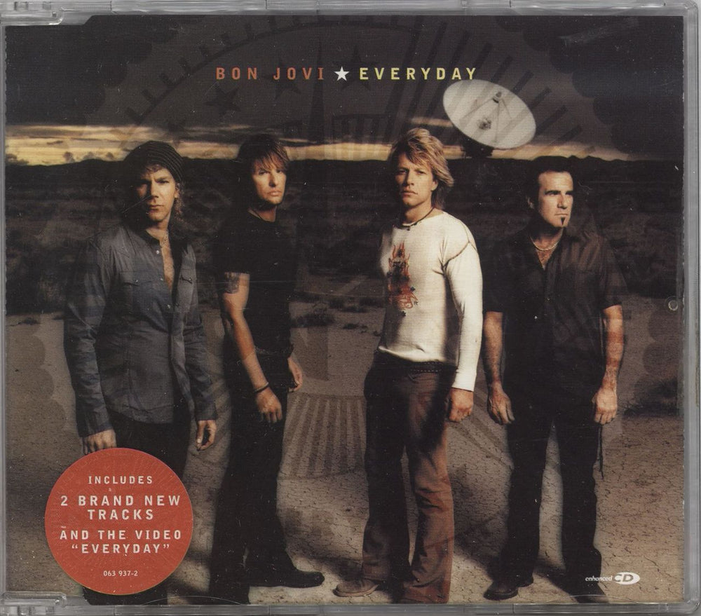 Bon Jovi Everyday UK CD single (CD5 / 5") 063937201