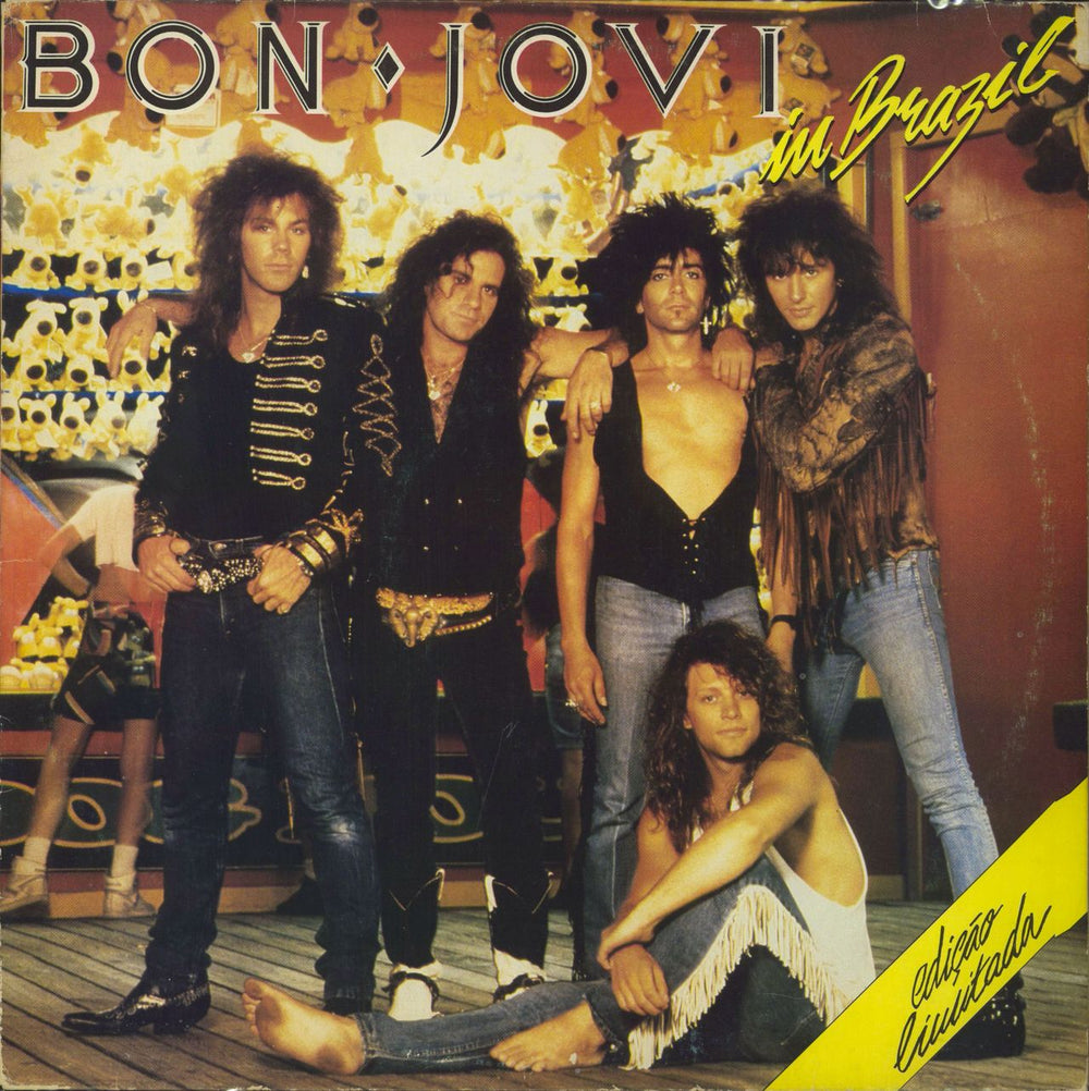 Bon Jovi In Brazil Brazilian vinyl LP album (LP record) 842172-1