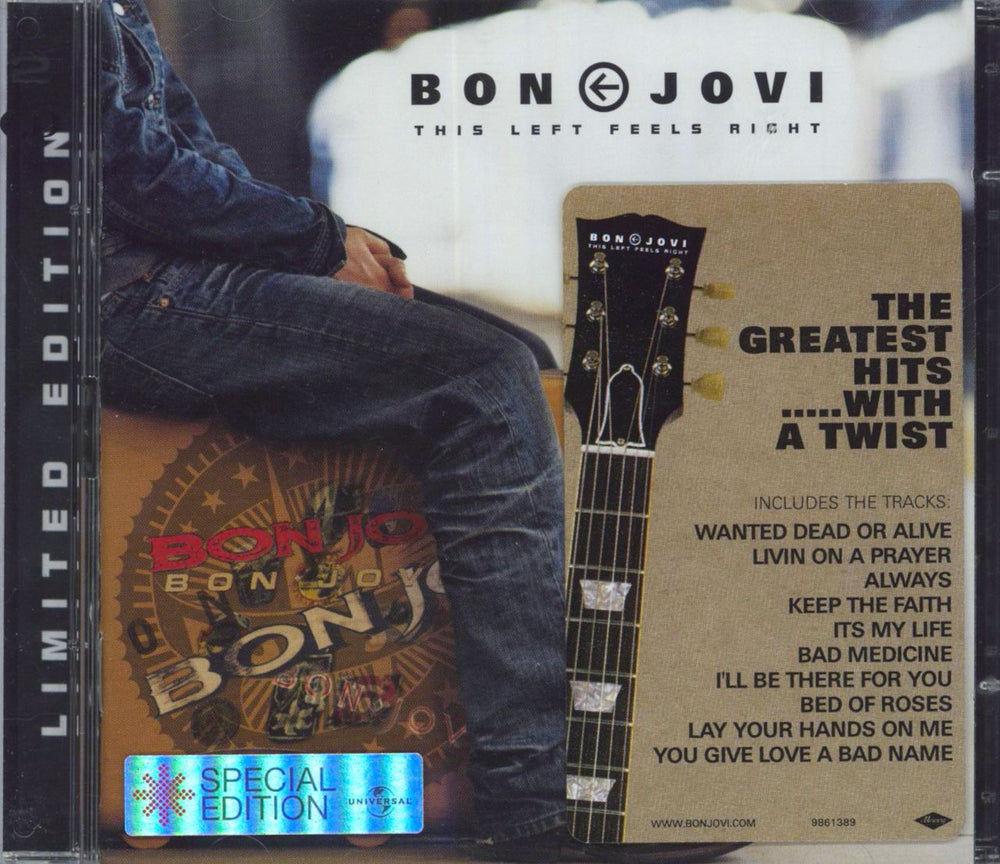 Bon Jovi This Left Feels Right UK 2-disc CD/DVD set 9861391