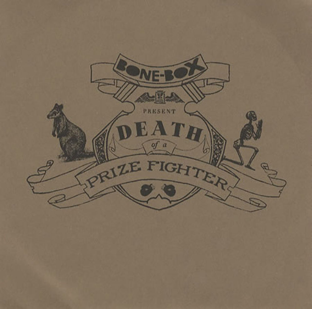 Bone-Box Death Of A Prize Fighter UK Promo CD-R acetate CD-R ACETATE