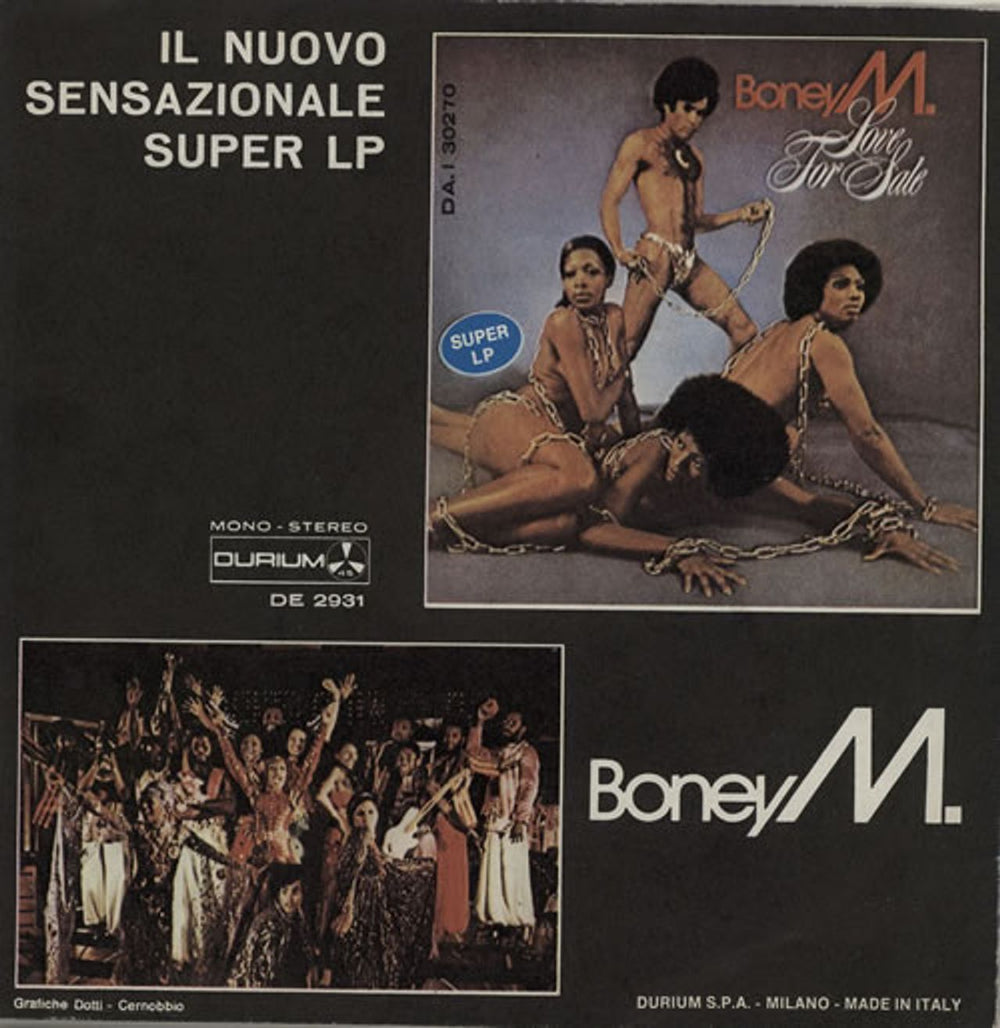 Boney M Ma Baker Italian 7" vinyl single (7 inch record / 45) BOM07MA253537