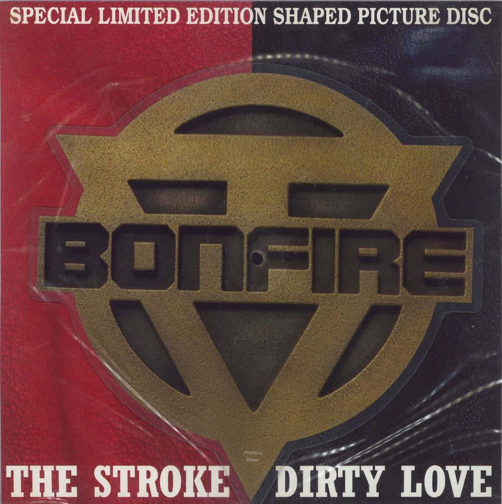 Bonfire The Stroke UK shaped picture disc (picture disc vinyl record) PT44924