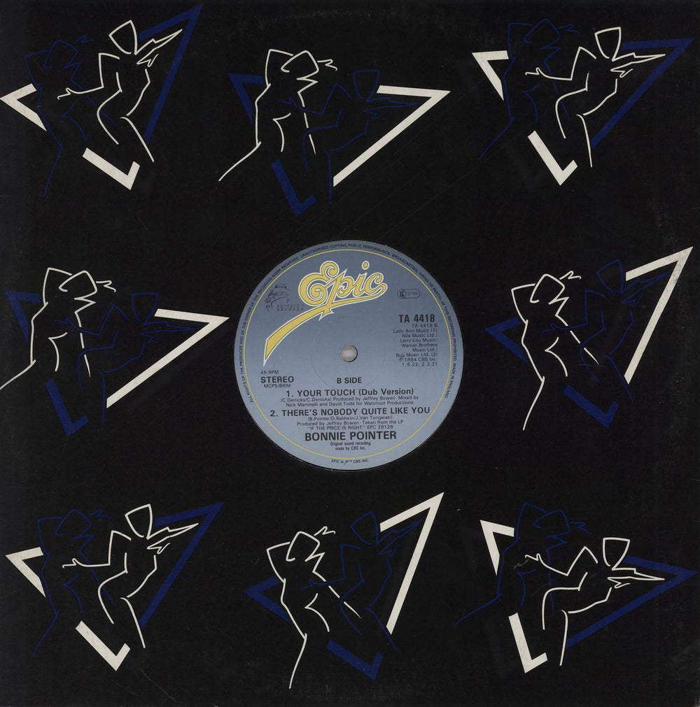 Bonnie Pointer Your Touch UK 12" vinyl single (12 inch record / Maxi-single)