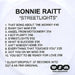 Bonnie Raitt Streetlights UK Promo CD-R acetate CD-R ACETATE