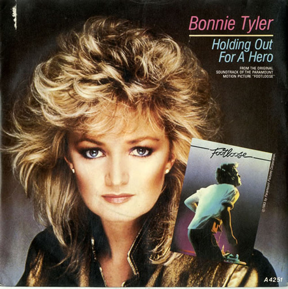 Bonnie Tyler Holding Out For A Hero UK 7" vinyl single (7 inch record / 45) A4251