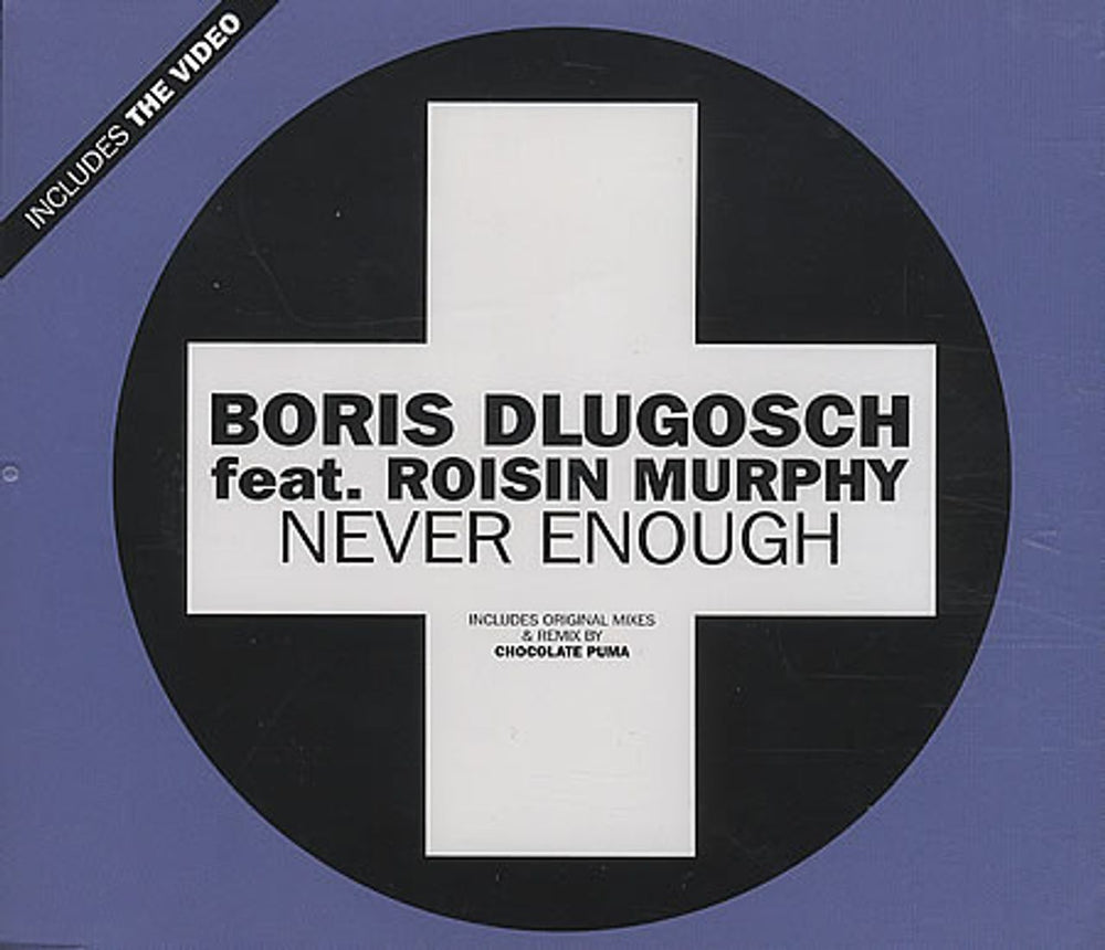 Boris Dlugosch Never Enough UK CD single (CD5 / 5") CDTIV-156