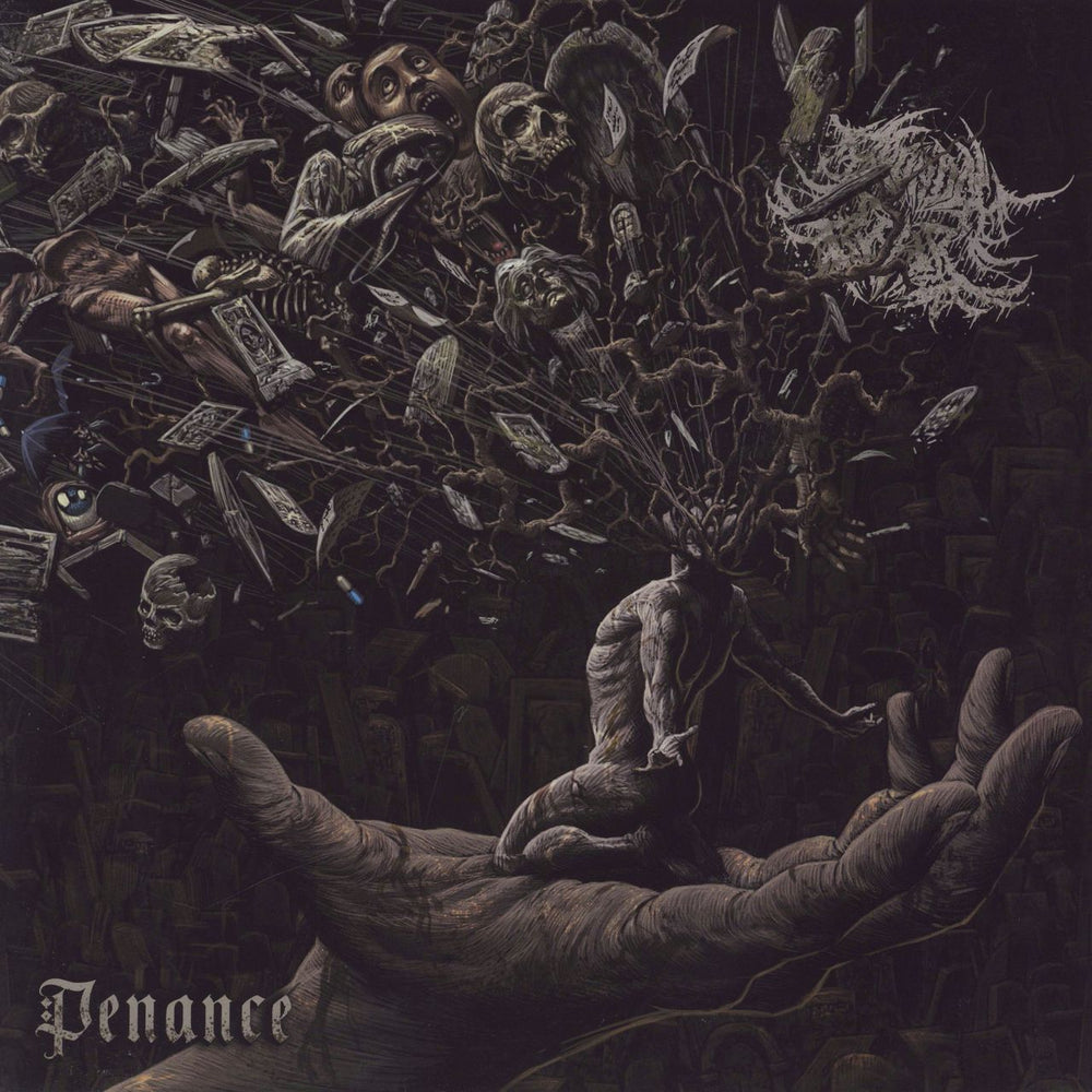 Bound In Fear Penance - 180g - Translucent Gray w/ Black Marble Vinyl US vinyl LP album (LP record) ULR314